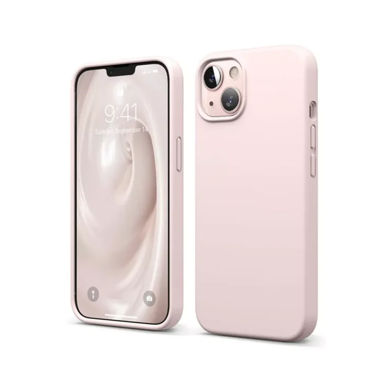 Phone Case – Silicone for iPhone 13 – Pink gallery image