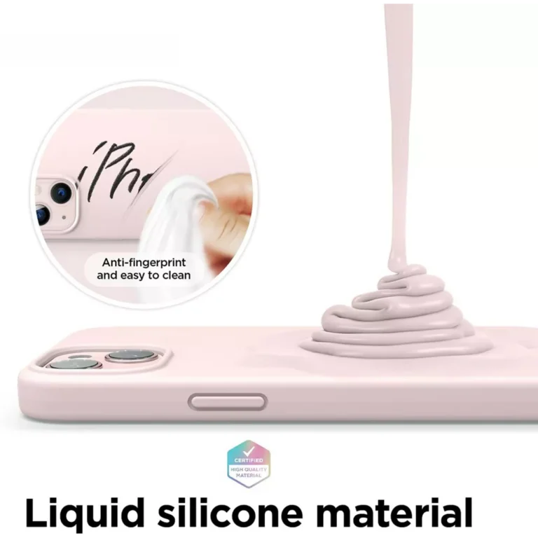 Phone Case – Silicone for iPhone 13 – Pink gallery image