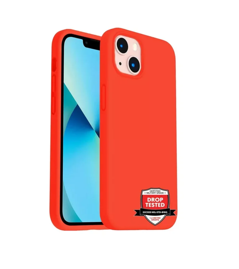 Phone Case – Silicone for iPhone 13 – Red gallery image