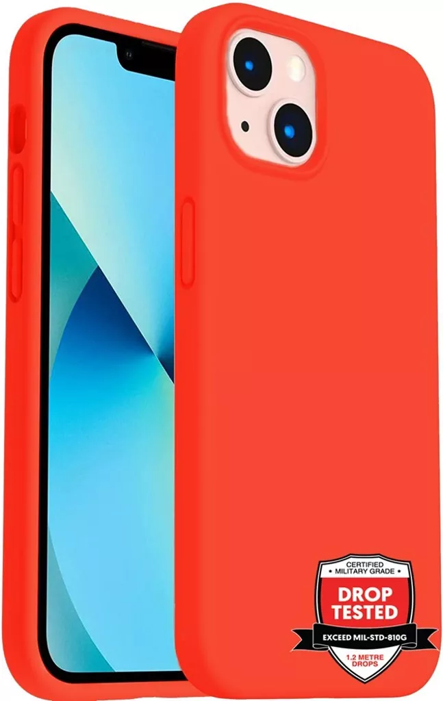 Phone Case – Silicone for iPhone 13 – Red gallery image