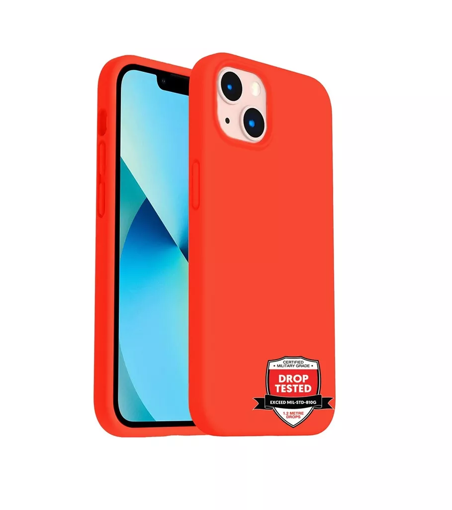 Phone Case – Silicone for iPhone 13 – Red