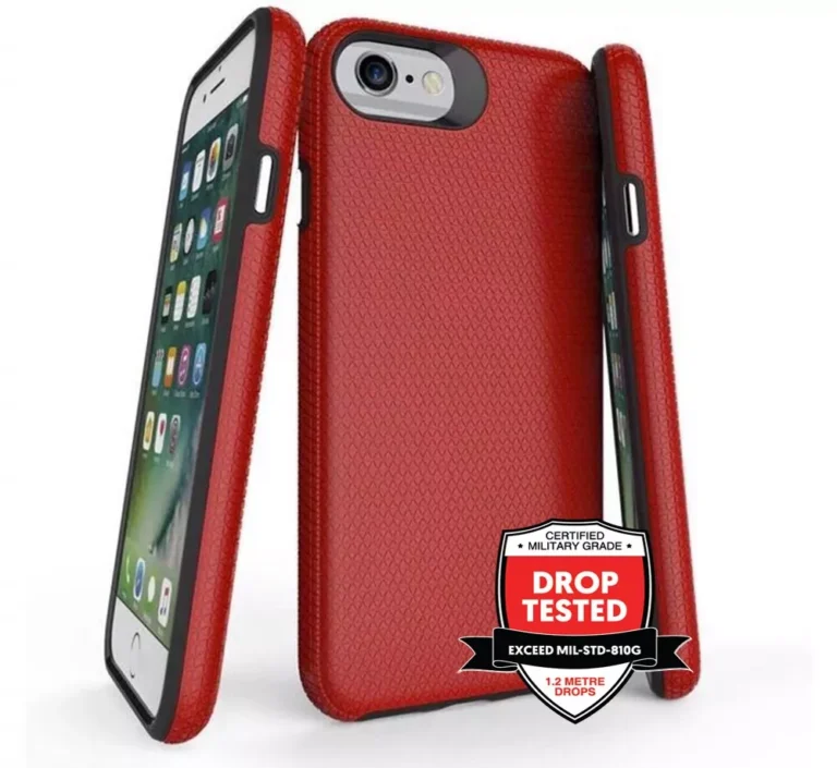 Phone Case – ProGrip for iPhone SE/8/7/6S/6 – Red gallery image