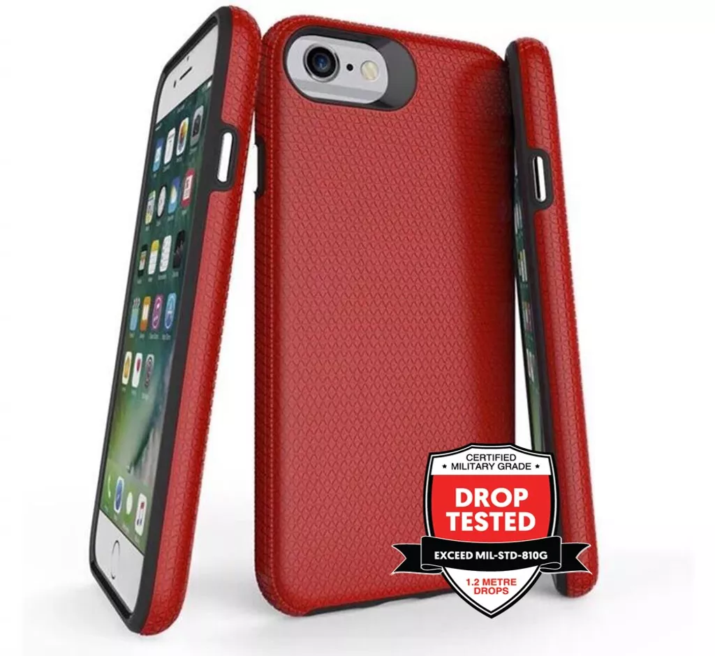 Phone Case – ProGrip for iPhone SE/8/7/6S/6 – Red