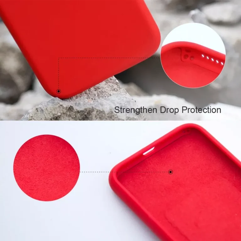 Phone Case – Silicone for iPhone SE/8/7 – Red gallery image