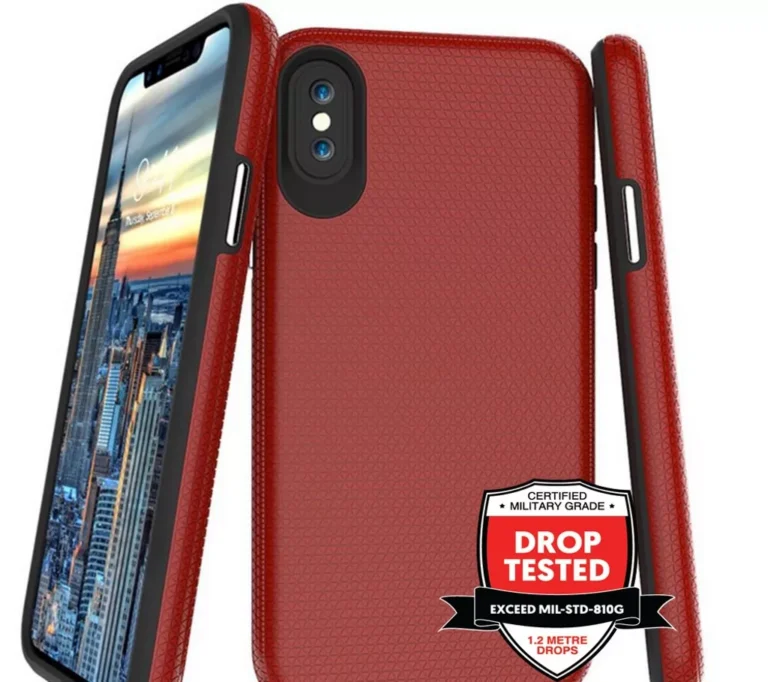 Phone Case – ProGrip for iPhone XS/X – Red gallery image