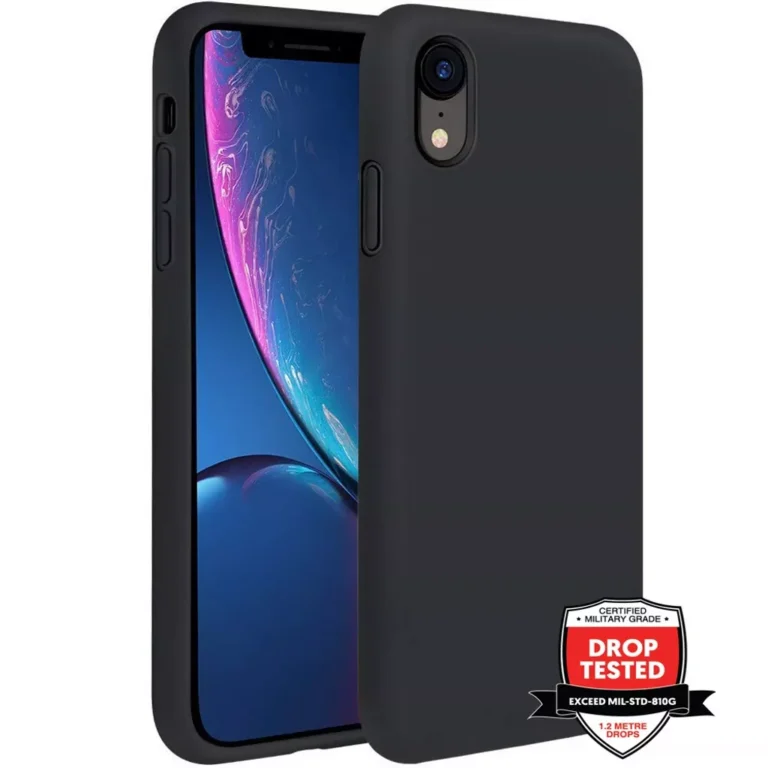 Phone Case – Silicone for iPhone XR – Black gallery image