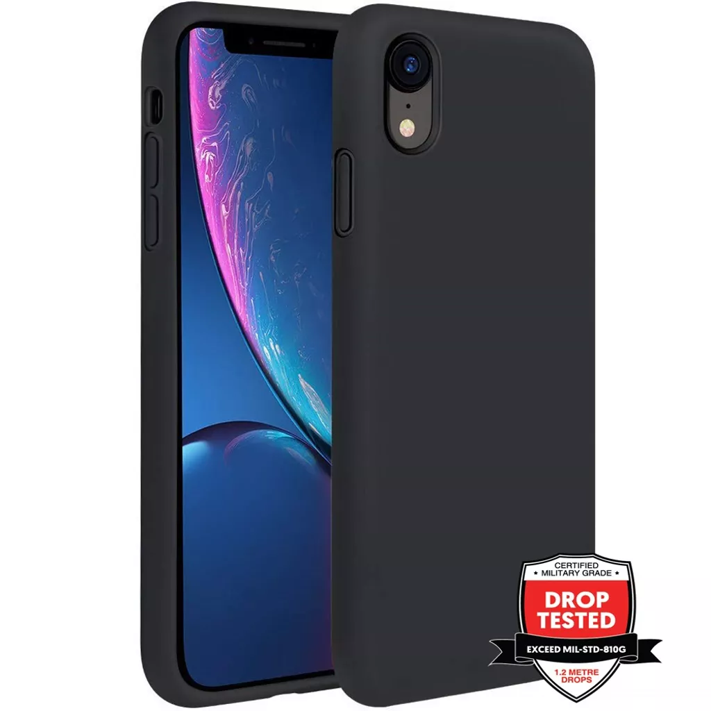 Phone Case – Silicone for iPhone XR – Black