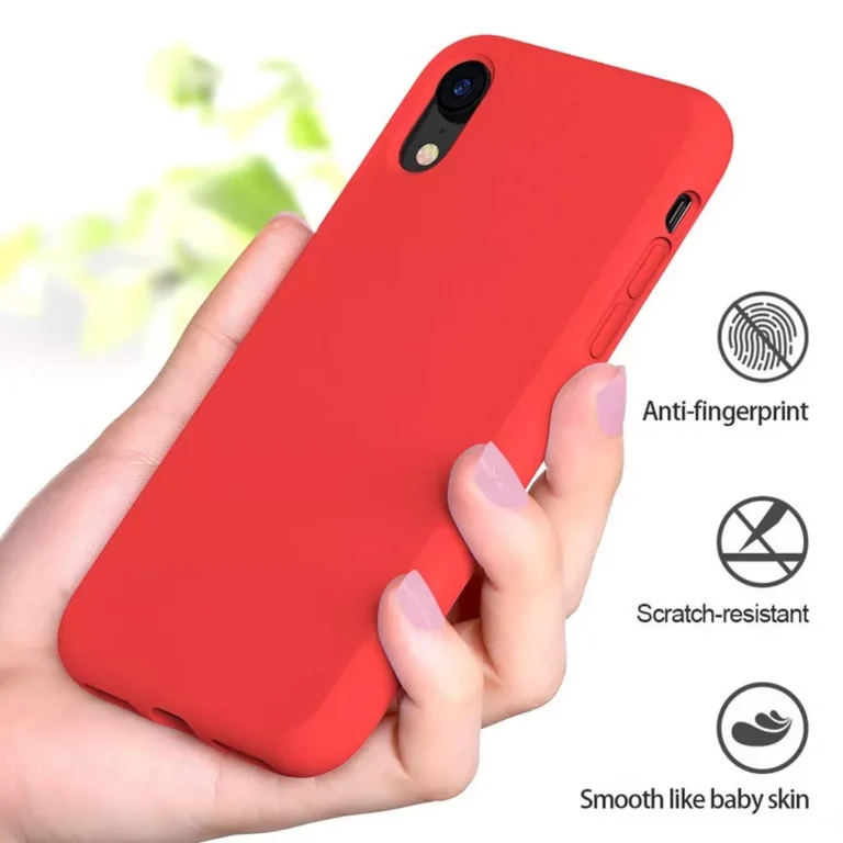 Phone Case – Silicone for iPhone XR – Red gallery image