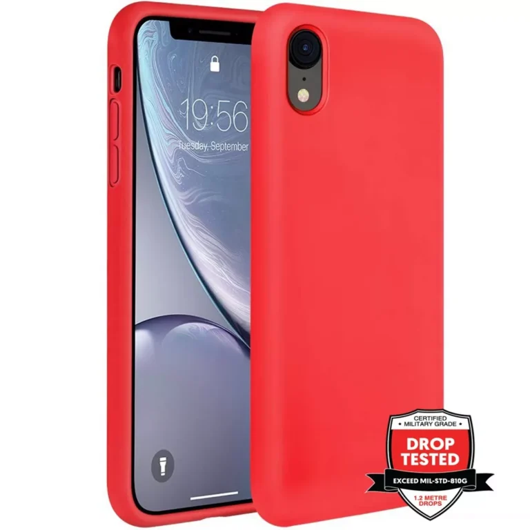 Phone Case – Silicone for iPhone XR – Red gallery image
