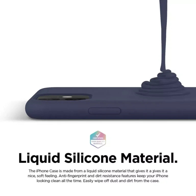Phone Case – Silicone for iPhone 11 – Navy gallery image