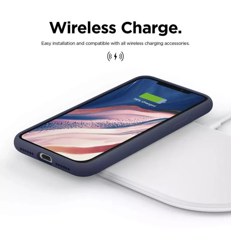 Phone Case – Silicone for iPhone 11 – Navy gallery image