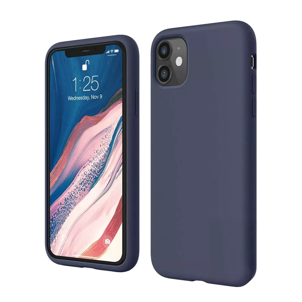 Phone Case – Silicone for iPhone 11 – Navy