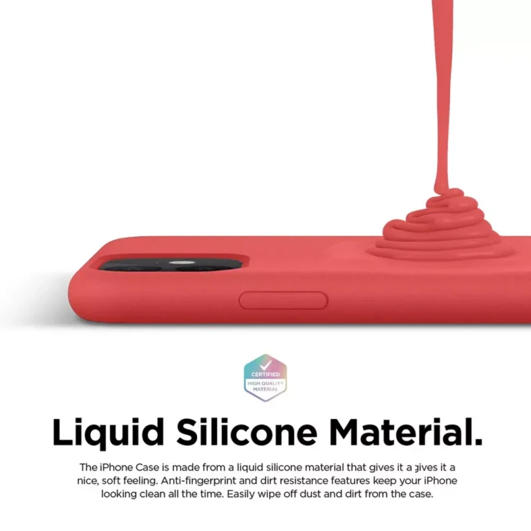 Phone Case – Silicone for iPhone 11 – Red gallery image