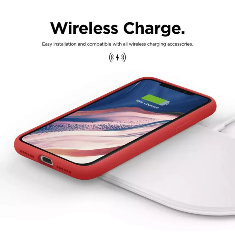 Phone Case – Silicone for iPhone 11 – Red gallery image