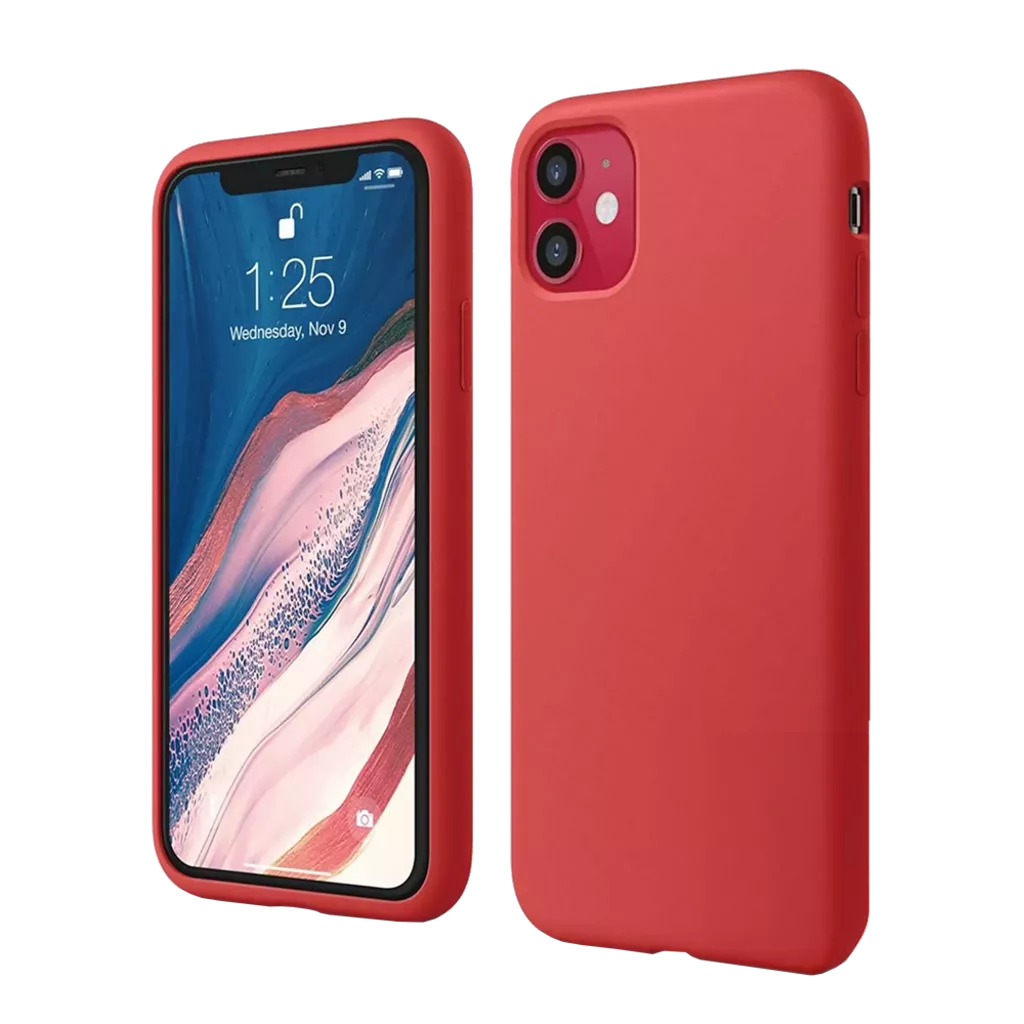 Phone Case – Silicone for iPhone 11 – Red