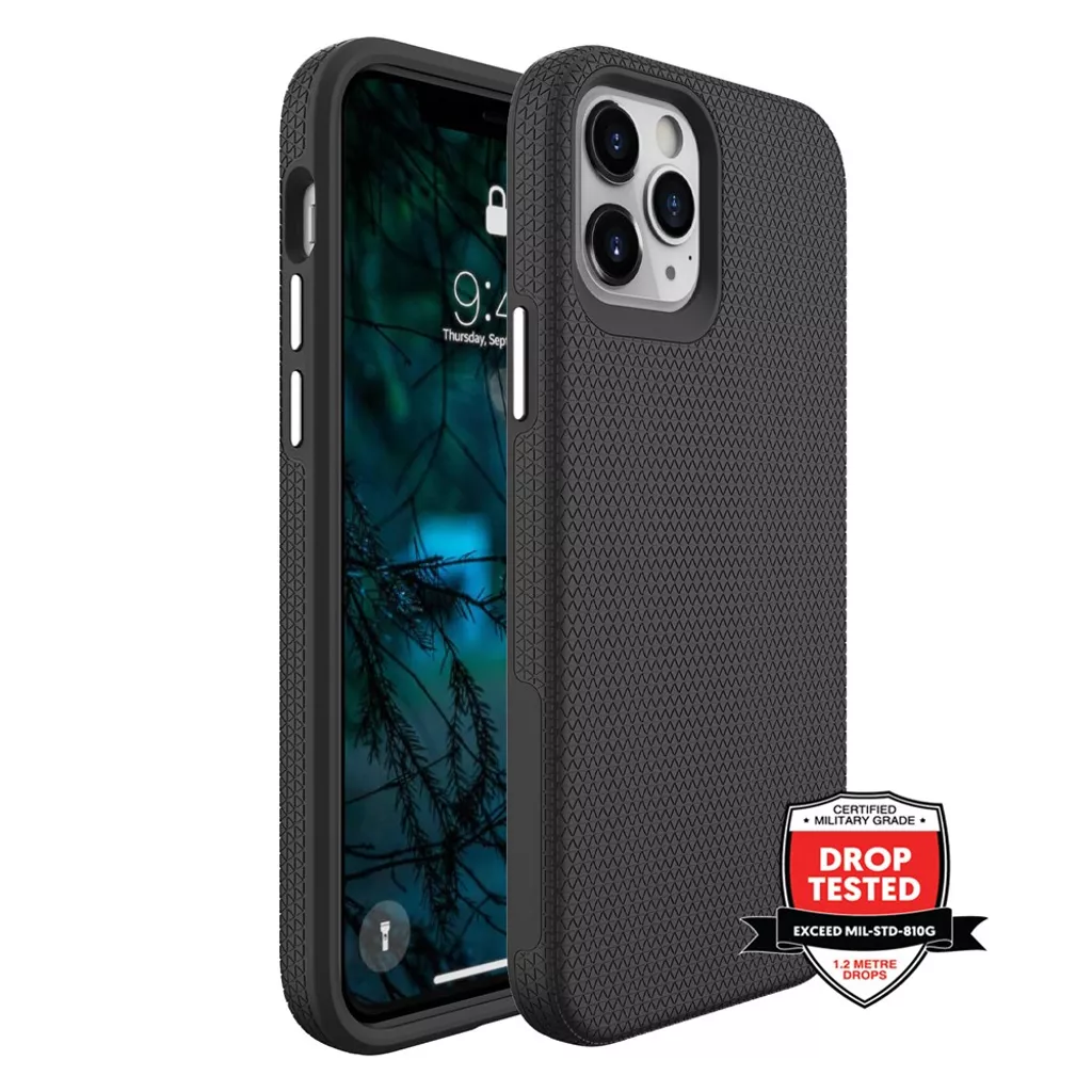 Phone Case – ProGrip for iPhone 12 & iPhone 12 Pro – Black