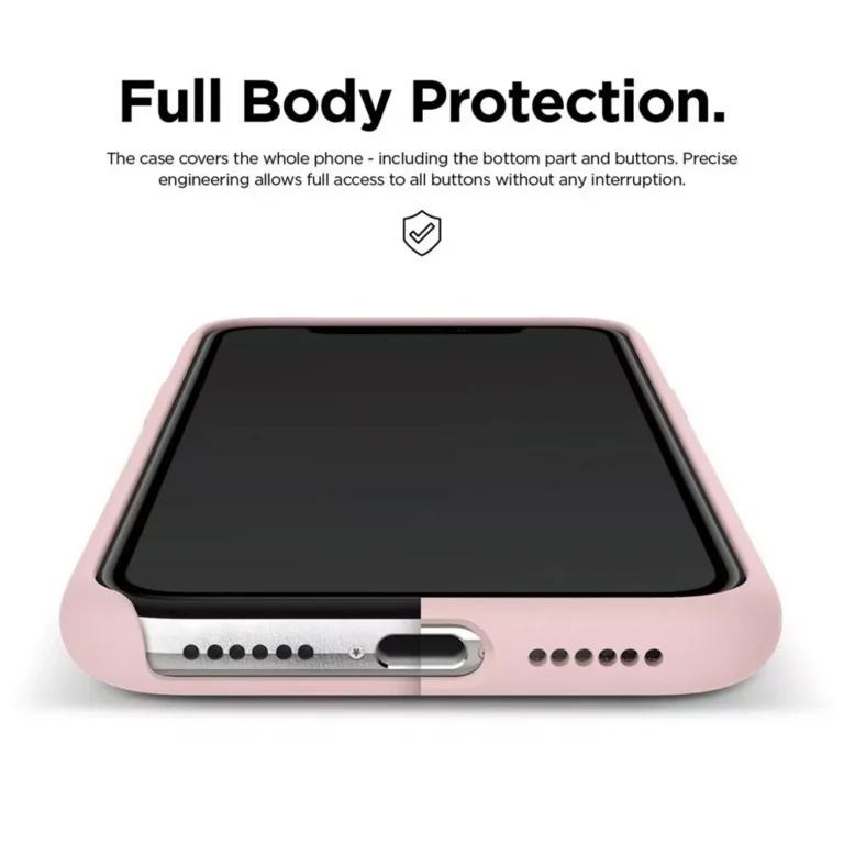 Phone Case – Silicone for iPhone 12 & iPhone 12 Pro – Pink gallery image