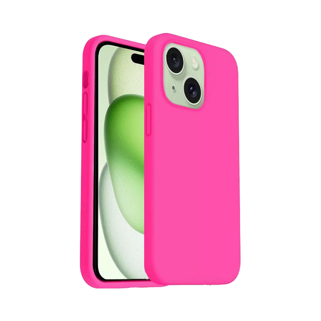 Phone Case – Silicone for iPhone 15 Plus – Pink