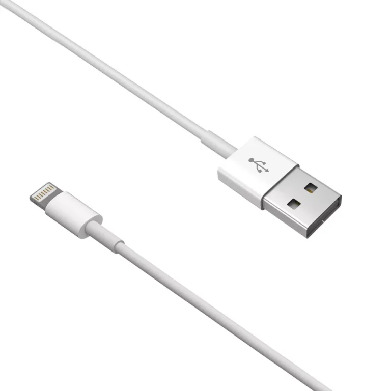 Devia – 1m (2.1A) USB to Non-MFi Lightning Cable – White gallery image