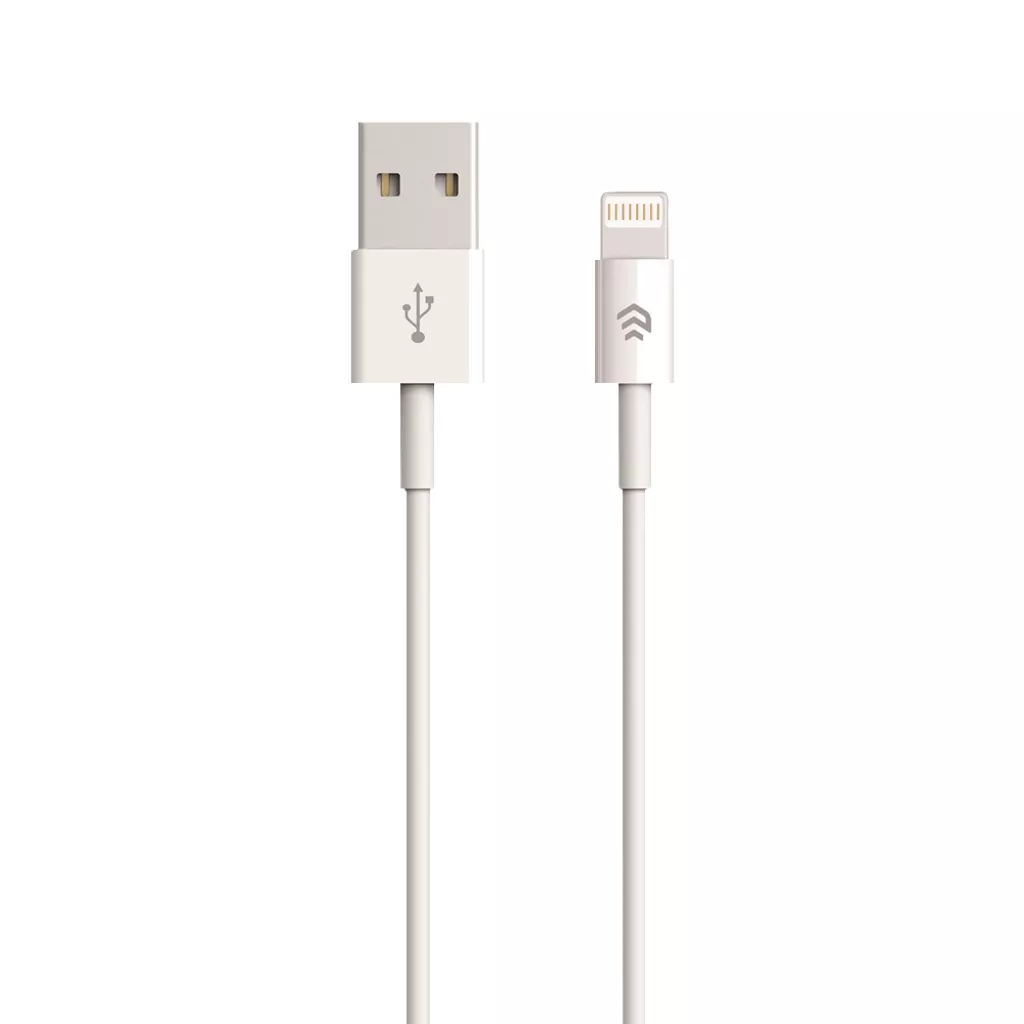 Devia – 1m (2.1A) USB to Non-MFi Lightning Cable – White