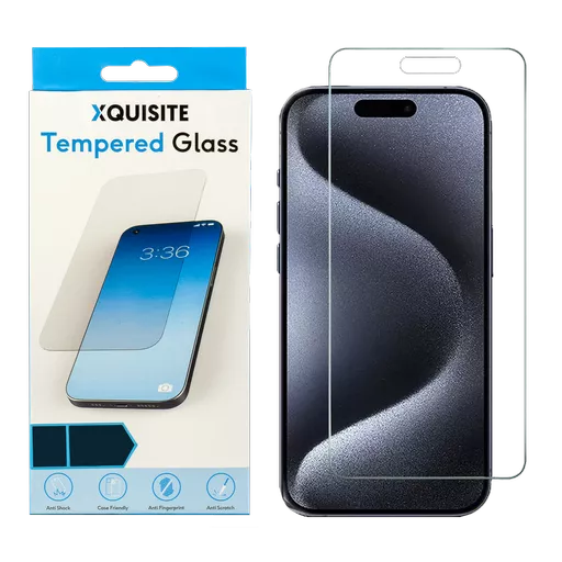 Xquisite 2D Glass – iPhone 15 Pro – Clear