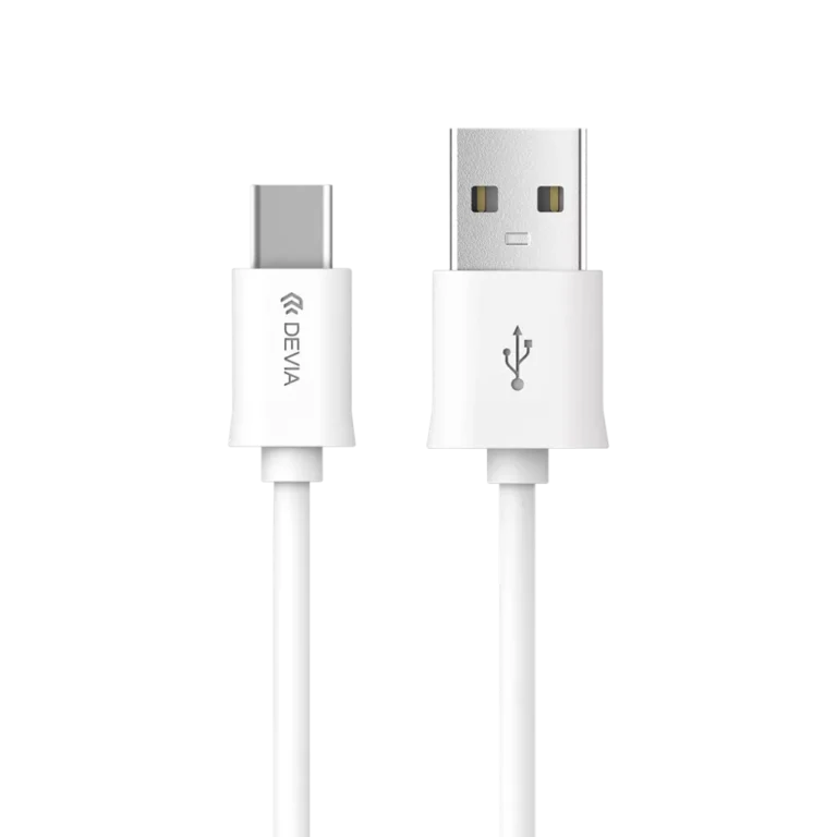 Devia – 2m (2.1A) USB to USB-C Cable – White gallery image