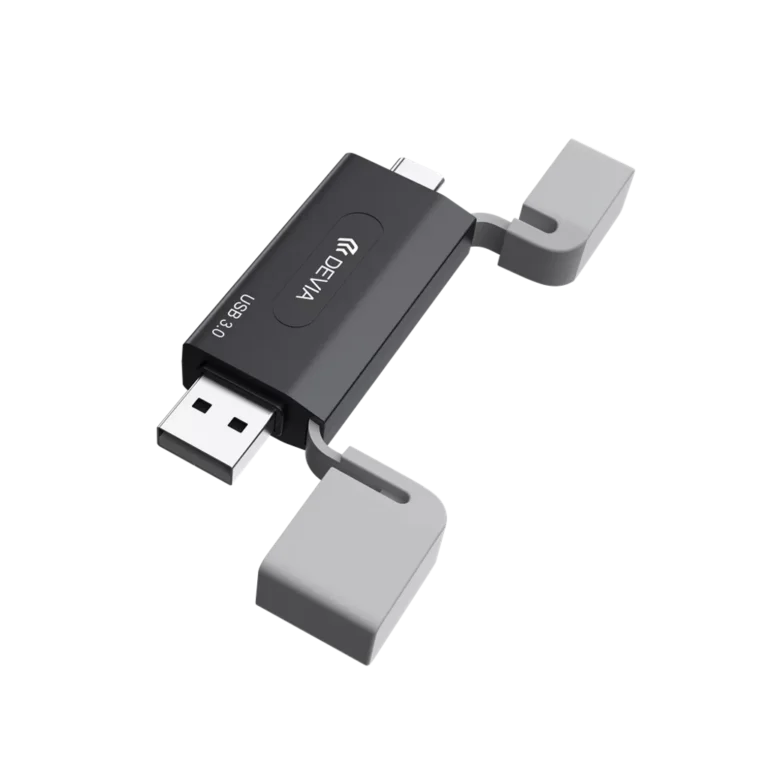 Devia – USB 3.0 & USB-C Multi-Functional High Speed SD Mini Card Reader gallery image