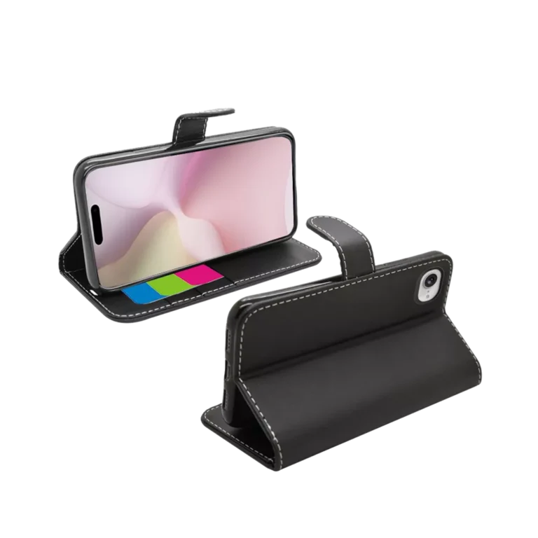Phone Case – Wallet for iPhone 16e – Black gallery image