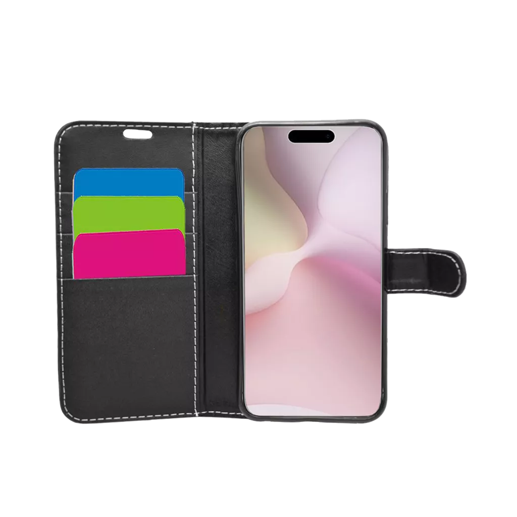 Phone Case – Wallet for iPhone 16e – Black