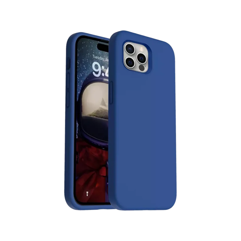 Phone Case – Silicone for iPhone 16 Pro – Navy gallery image