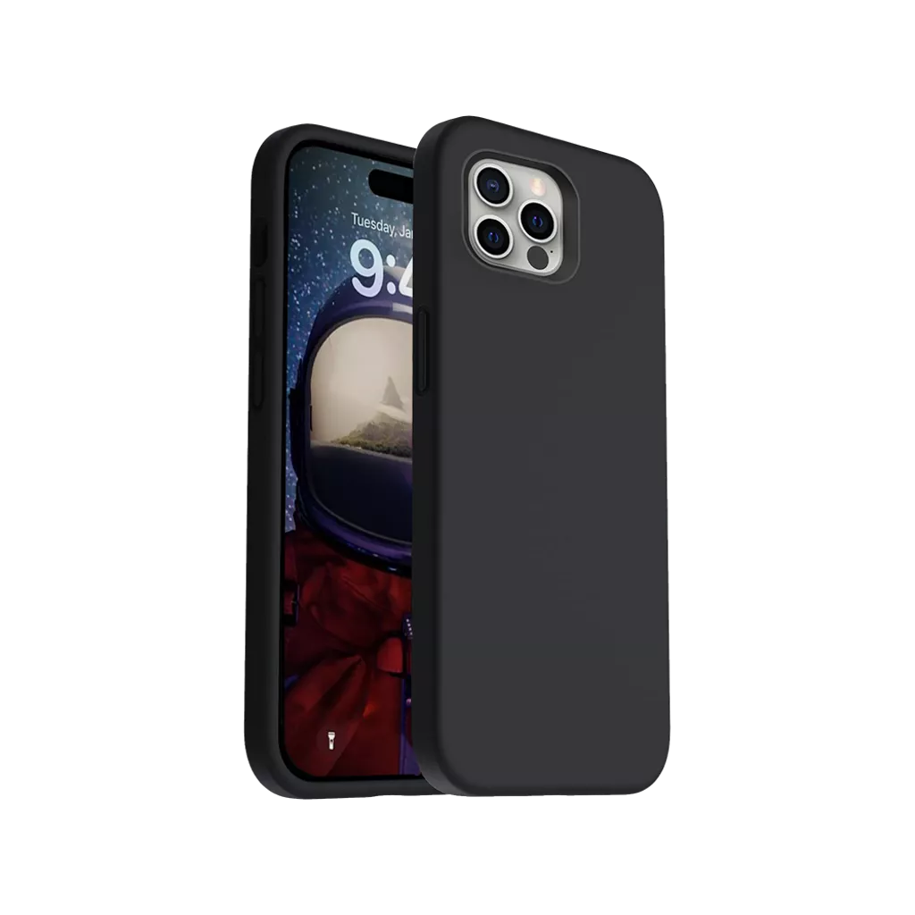 Phone Case – Silicone for iPhone 16 Pro Max – Black