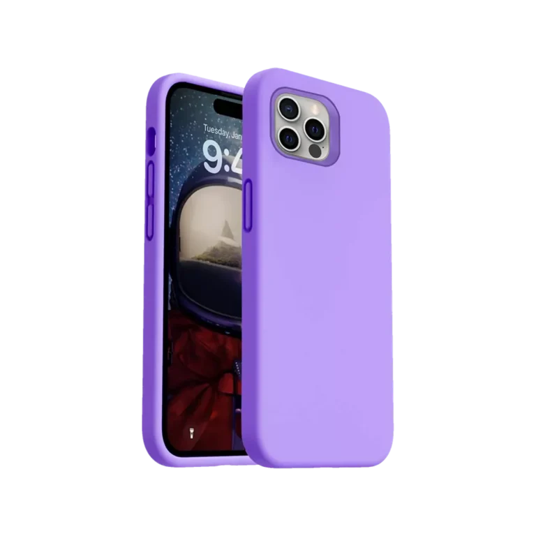 Phone Case – Silicone for iPhone 16 Pro Max – Purple