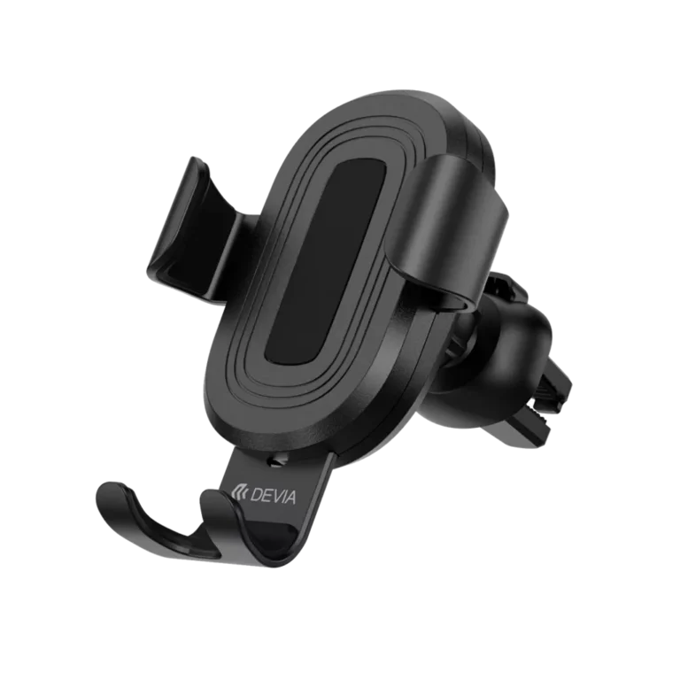 Devia – 10W Wireless Charging Gravity Sensor Air Vent Car Holder – Black gallery image