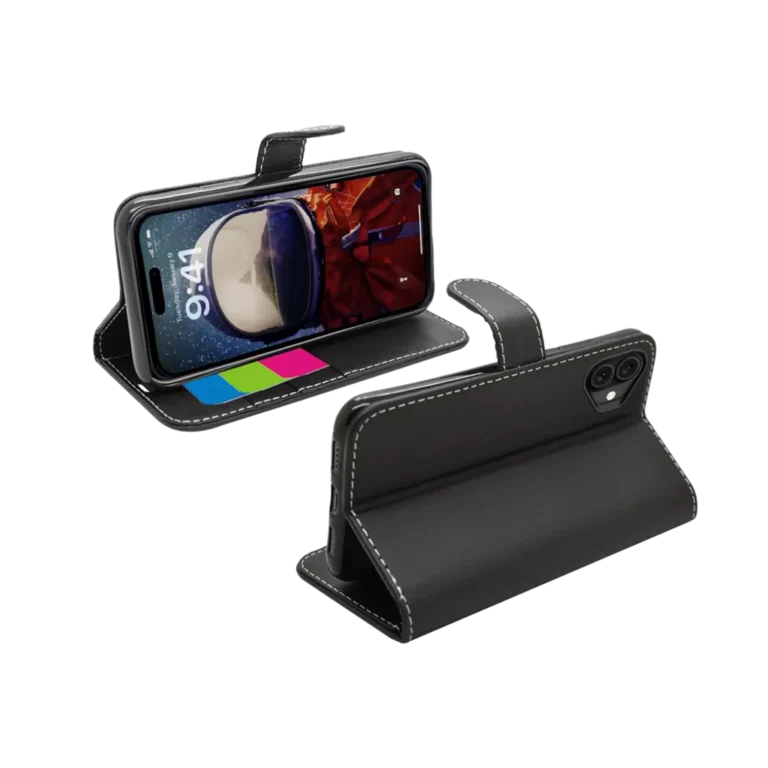 Phone Case – Wallet for iPhone 17 – Black gallery image