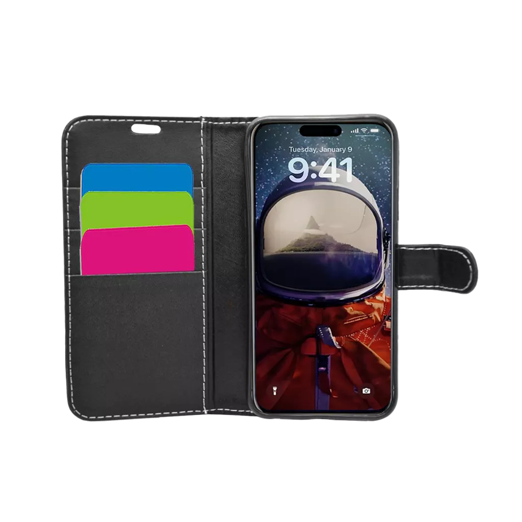 Phone Case – Wallet for iPhone 17 – Black