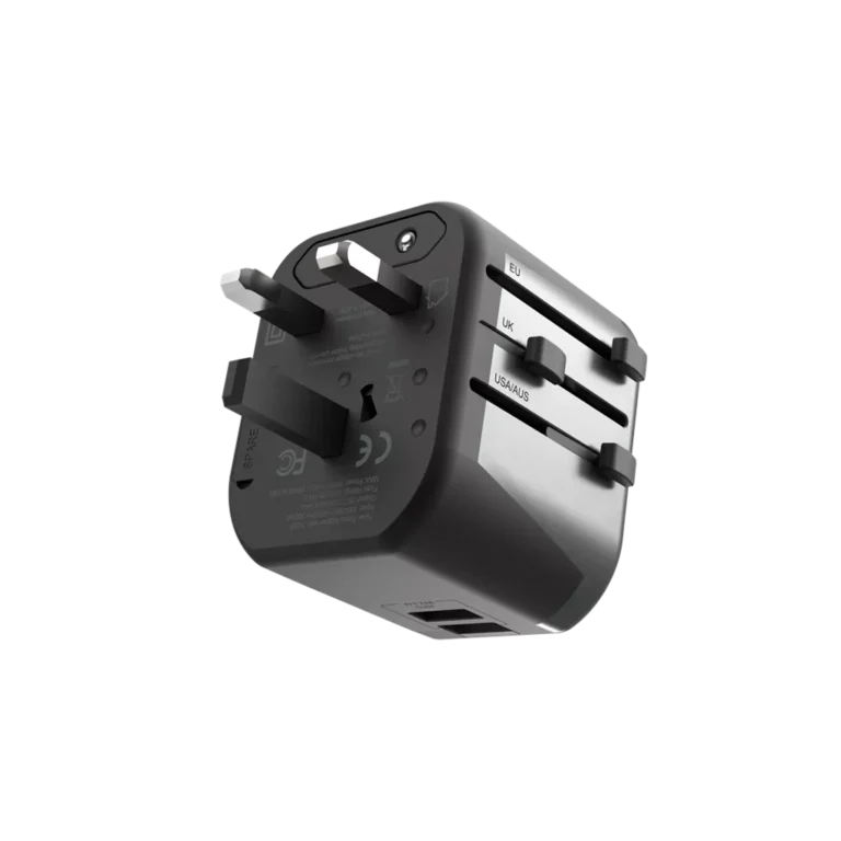 Devia – Global Multiple Function Travel Adapter – Black gallery image