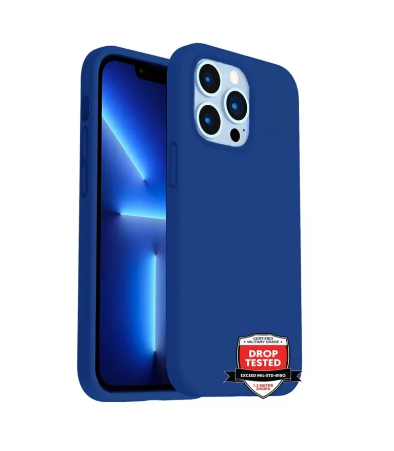 Phone Case – Silicone for iPhone 14 Pro Max – Navy gallery image