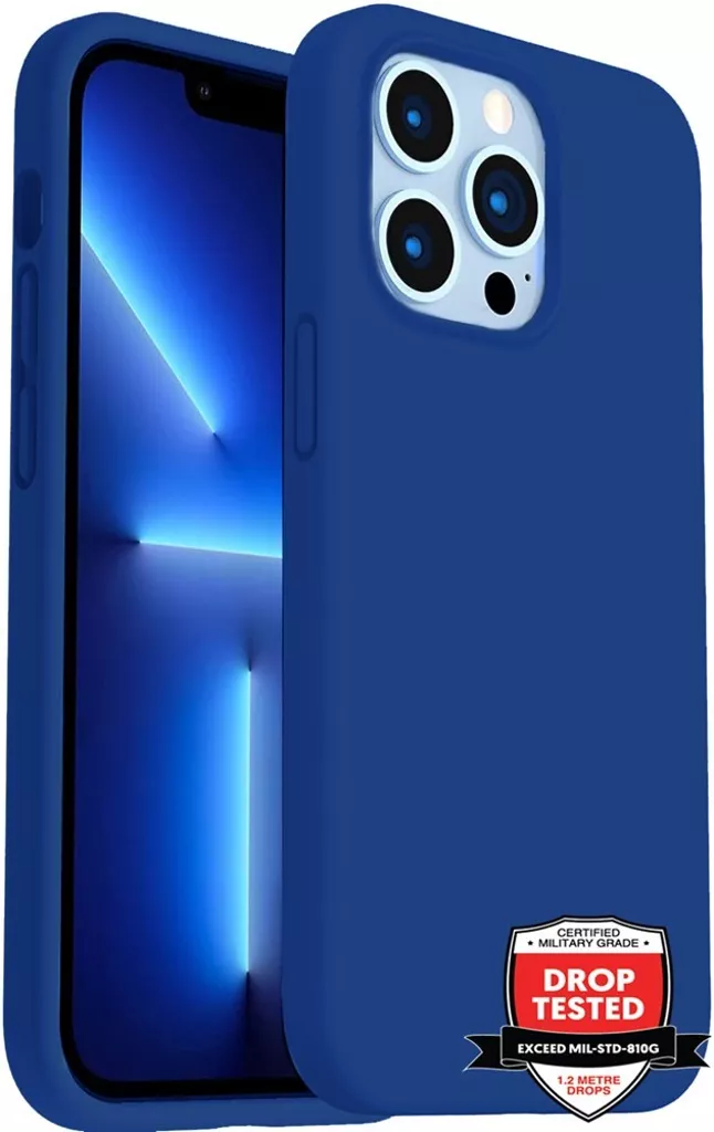 Phone Case – Silicone for iPhone 14 Pro Max – Navy gallery image