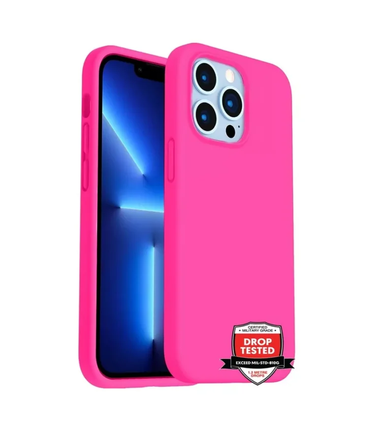 Phone Case – Silicone for iPhone 14 Pro Max – Pink