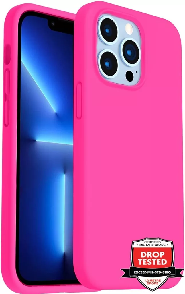 Phone Case – Silicone for iPhone 14 Pro Max – Pink gallery image