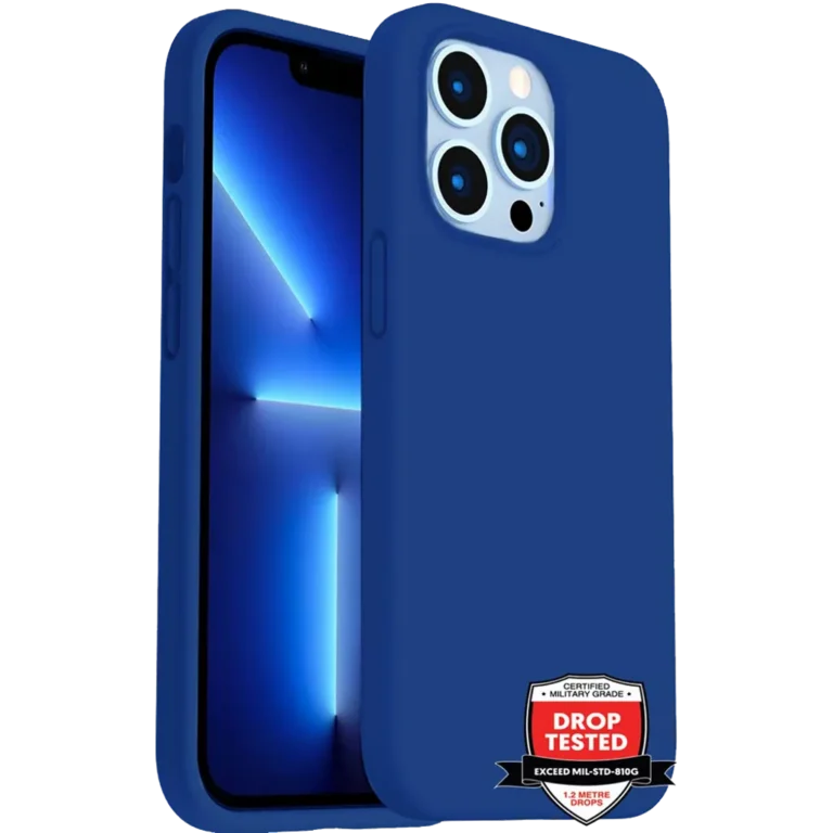 Phone Case – Silicone for iPhone 14 Plus – Navy gallery image