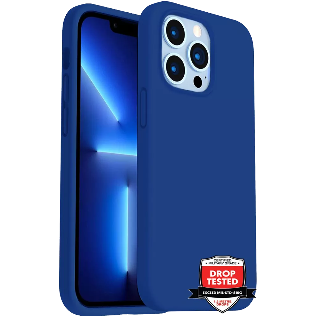 Phone Case – Silicone for iPhone 14 Plus – Navy