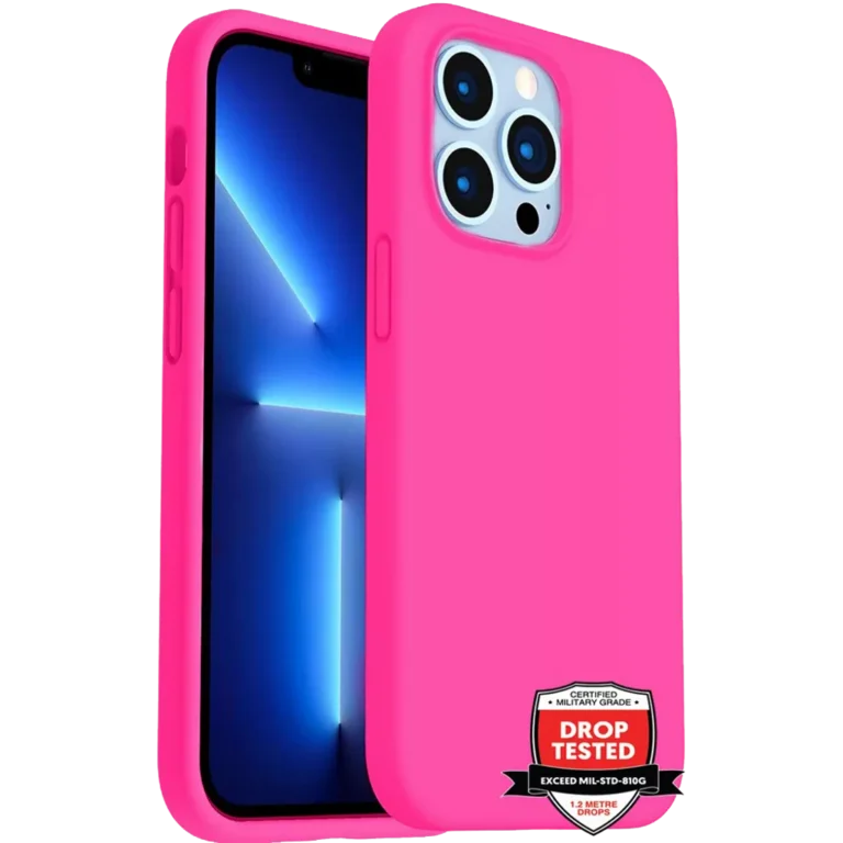 Phone Case – Silicone for iPhone 14 Plus – Pink gallery image