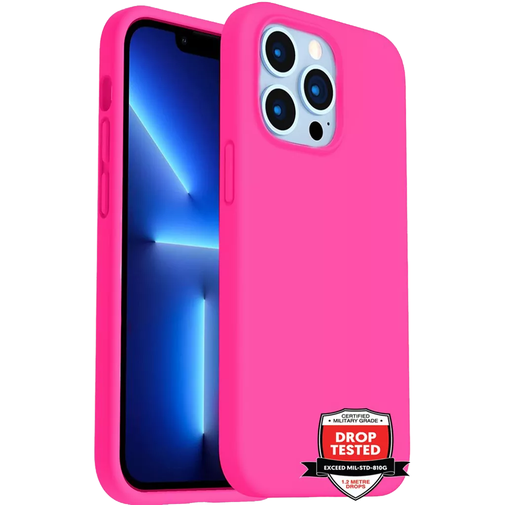 Phone Case – Silicone for iPhone 14 Plus – Pink