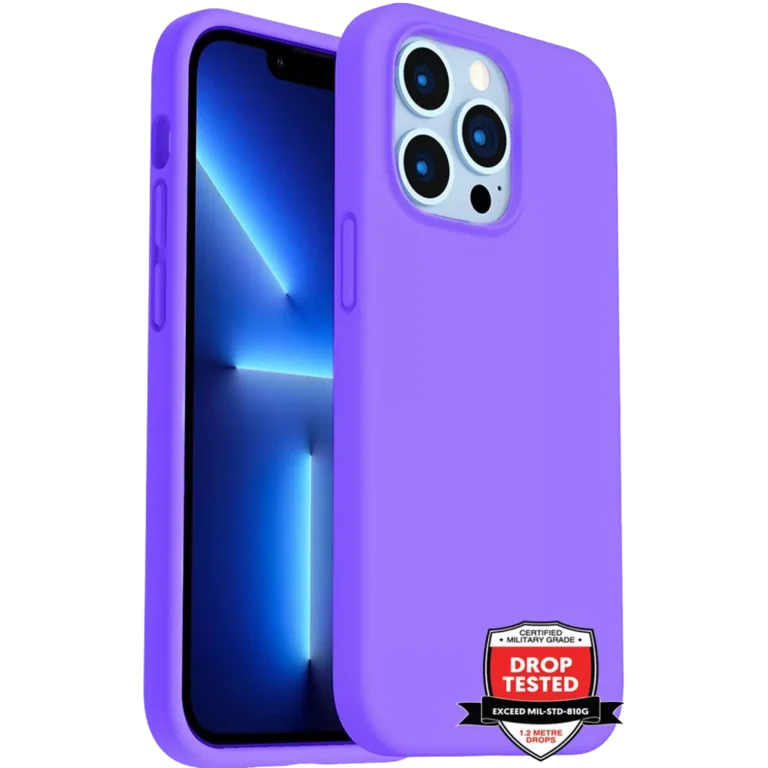 Phone Case – Silicone for iPhone 14 Plus – Purple gallery image