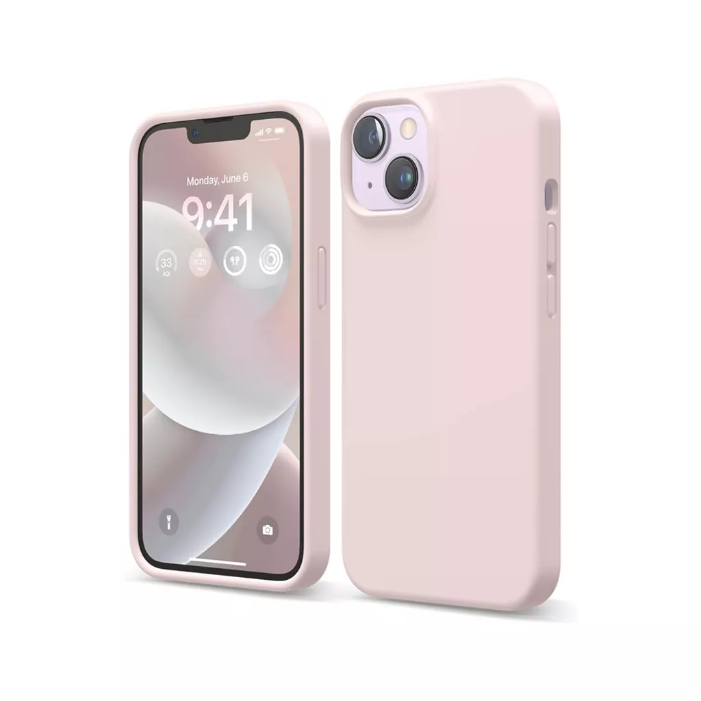 Phone Case – Silicone for iPhone 14 – Pink