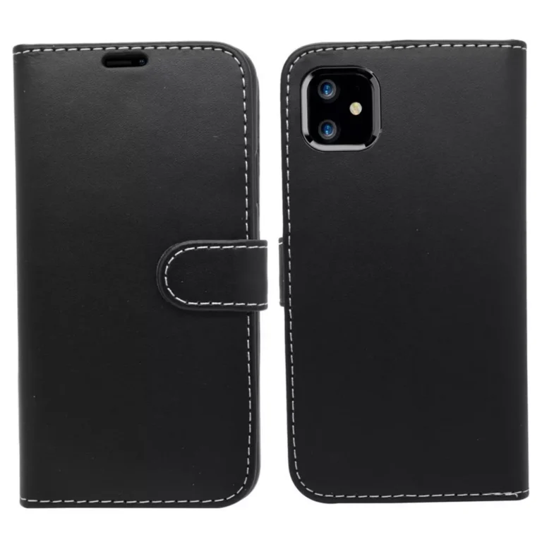 Phone Case – Wallet for iPhone 11 – Black gallery image